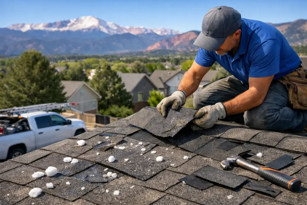 Hail Damage Roof Repair for Colorado Springs Homes