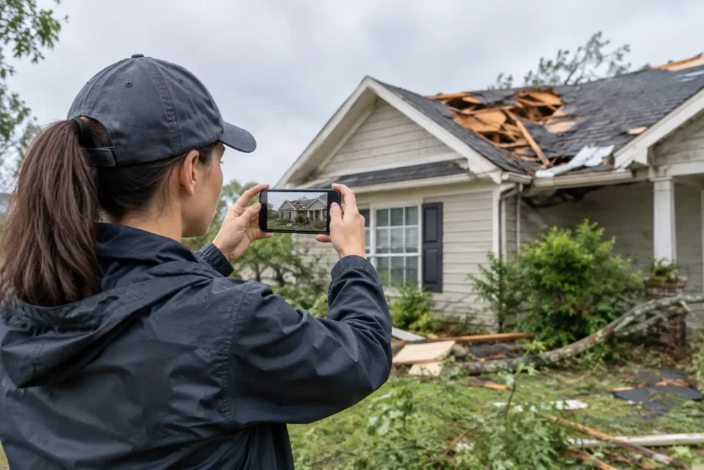 How to Document Storm Damage Safely at Home