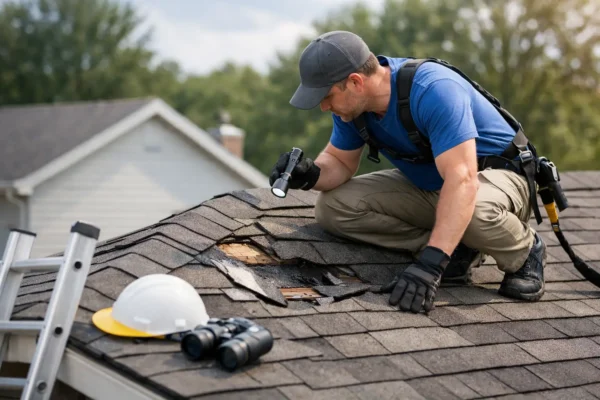 How to Inspect Roof Damage Safely at Home