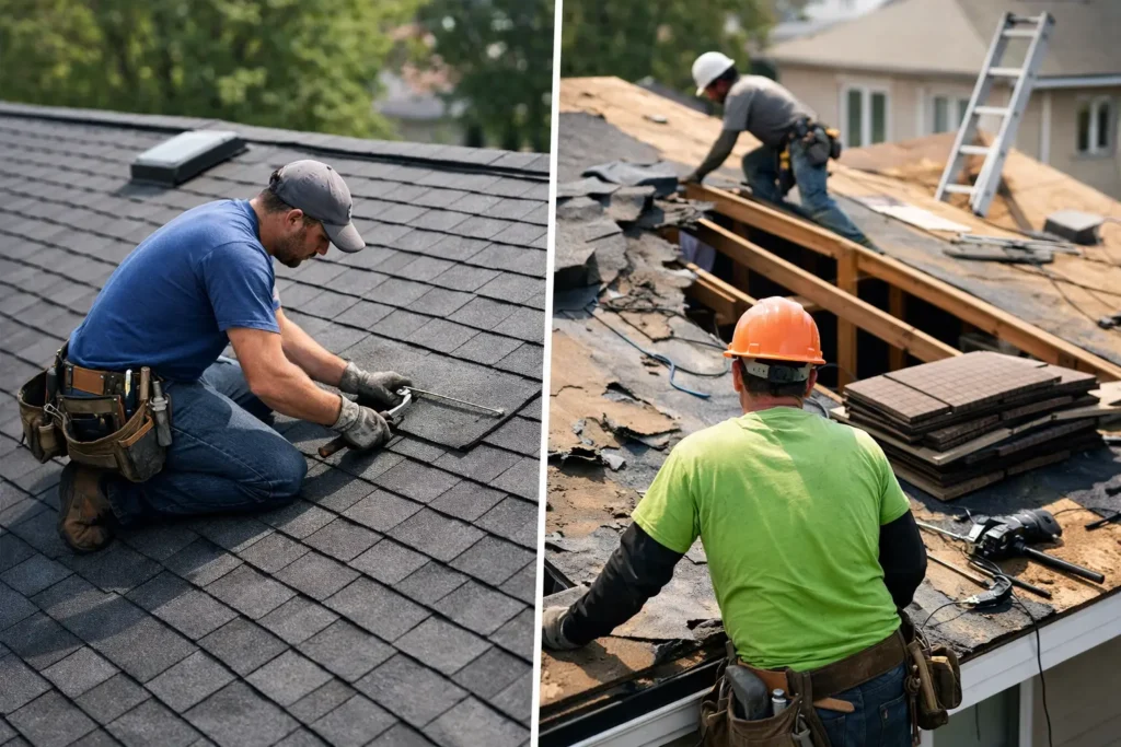 Roof Repair Versus Replacement for Your Home