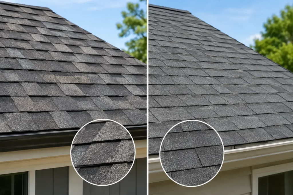 Architectural Versus Three Tab Shingles
